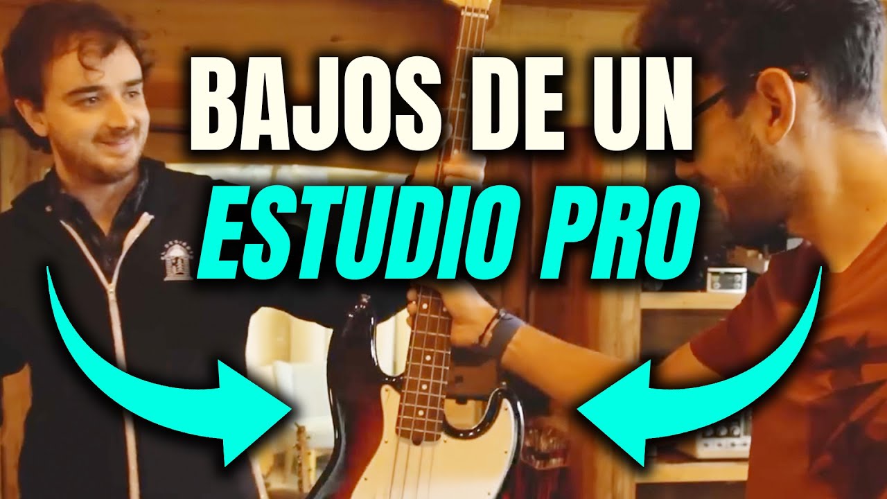 ¿Qué BAJOS tienen en un ESTUDIO de GRABACIÓN PRO?