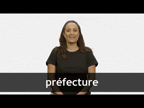 How to pronounce PRÉFECTURE in French