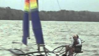 preview picture of video 'Hobie 18 4-30-11 Speed run.mpg'