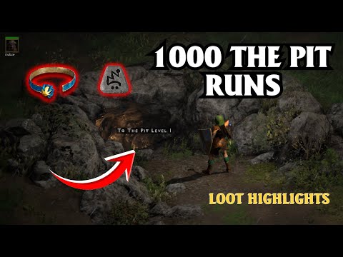 I Ran The Pit 1000 Times… And What Dropped Will Shock You | D2R Loot Highlights