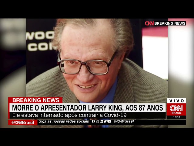 Morre o ex-apresentador da CNN Larry King, aos 87 anos