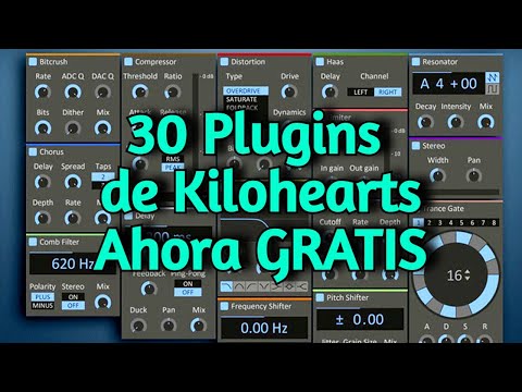 30 Plugins VST GRATIS de Kilohearts p/ Produccion Musical - Essentials Bundle (Muestras de Audio)