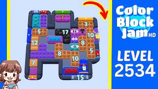 Solution du Niveau 2534 de Color Block Jam