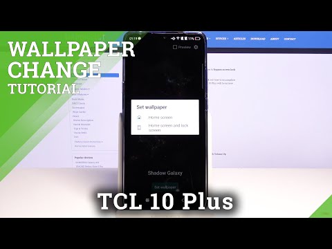 How to Change Wallpaper in TCL 10 Plus – Activate Live Galaxy Screen