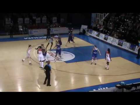 Melissa Diawakana France first division Europa Cup- ESVA vs horizont minsk basket 2013-2014