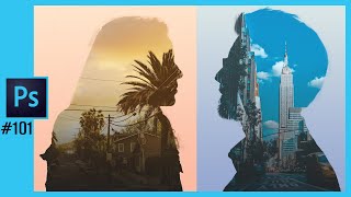 📘[포토샵] 영화 결혼이야기 포스터 스타일 만들기 (레이어 마스크 활용) layer mask in photoshop cc 2020