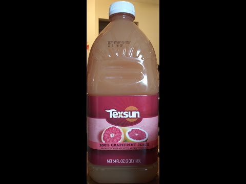 Texsun 100% Grapefruit Juice Review
