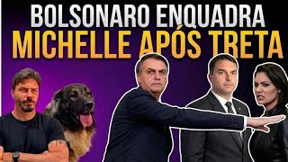 BOLSONARO APARECE E ACABA COM A TRETA DE MICHELLE E FLÁVIO