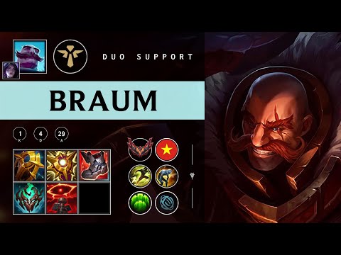Braum Support vs Nautilus - VN Grandmaster Patch 25.23