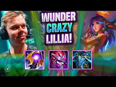 WUNDER CRAZY GAME WITH LILLIA TOP! - FNC Wunder Plays Lillia Top vs Aatrox! | Season 2022