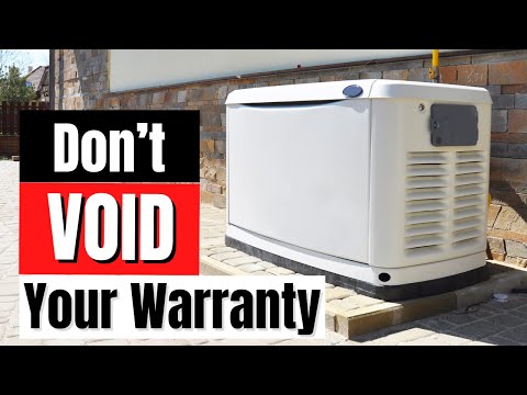 FULL DIY Generac Generator Maintenance Service - Oil Change, Air Filter, Spark Plug
