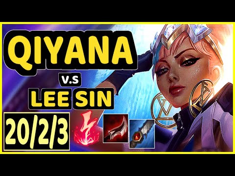 RAZORK (QIYANA) vs LEE SIN - 20/2/3 KDA JUNGLE GAMEPLAY - EUW Ranked MASTER