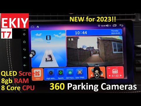 2023 EKIY T7 Flagship Android Car Head Unit - 360 Parking Cameras - 8gb RAM - 8 Core CPU - Carplay