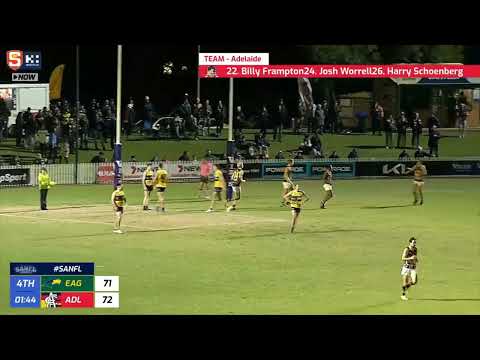 Rd 7 SANFL Snapshot - Adelaide's Tariek Newchurch goals from the boundary