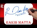 Rakib Matta Name Signature Style | R Signature Style | Signature Style of My Name Rakib Matta