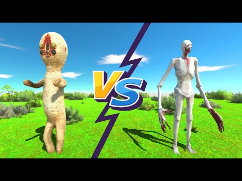 SCP 173 VS SCP 096 - Animal Revolt Battle Simulator