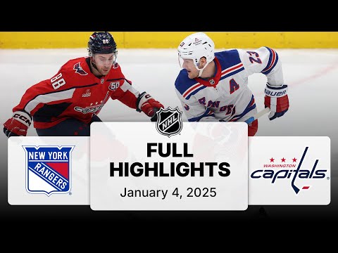 NHL Highlights | Rangers vs. Capitals - January 04, 2025