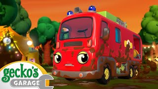 Stuck In The Mud | Gecko's Garage | Cartoons For Kids | Toddler Fun Learning