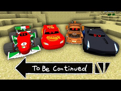 Return of SCARIEST McQUEEN.EXE and MATER.EXE and JACKSON STORM.EXE in Minecraft - Coffin Meme