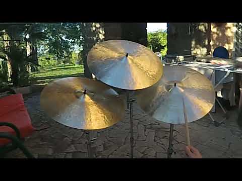 21" 2063g, 20" 1775g hfb and 21" 1984g - BOURGIS HANDMADE CYMBALS