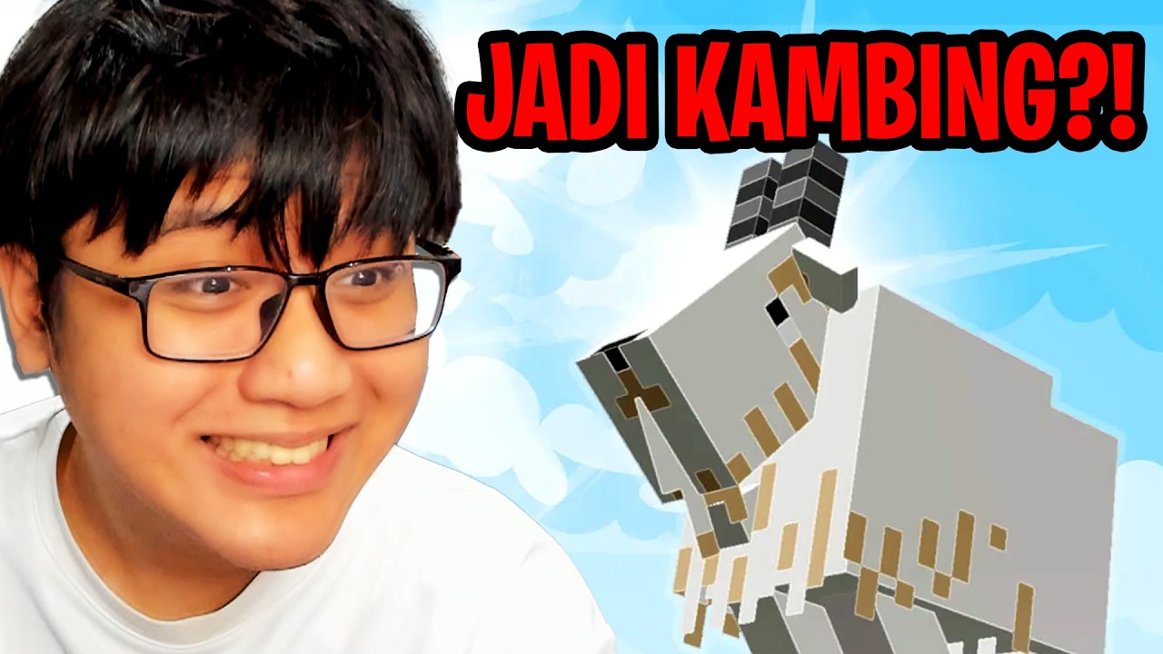 GILA!! Aku JADI Goat PC?! - Minecraft Indonesia Goating Over It