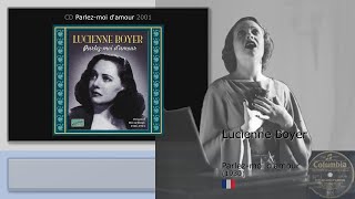Lucienne Boyer - Parlez-moi d&#39;amour (1930) subtitled