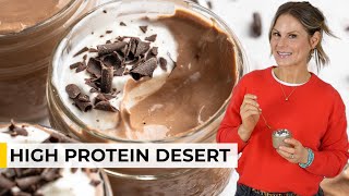 HIGH PROTEIN DESSERT | Healthy Cottage Cheese Chocolate Mousse in Minutes