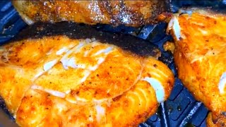 HOW TO COOK  HALIBUT FISH IN THE AIR FRYER  | Easy recipe