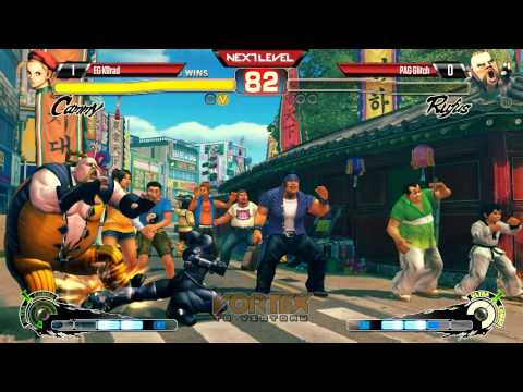 USF4 Losers Finals @ Vortex to Victory - EG KBrad vs PAG NE Glitch [720p/60fps]