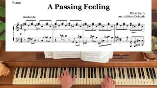 Elliott Smith "A Passing Feeling" piano reduction
