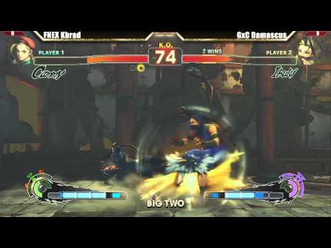 SSF4 AE2012 FNEX KBrad vs GxC Damascus - Big Two #50 Tournament
