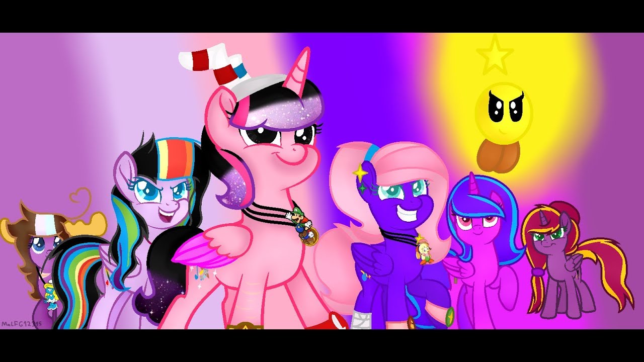 [GIFT] Speedpaint Crossover (MLP Base) ~ MLP Movie Crossover Mane 6