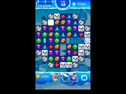 Jewel Pop Mania:Match 3 Puzzle Level 129 ( Ice Cream Town Episode ) - Walkthrough ( No Booster )