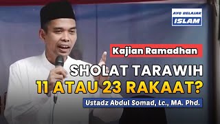 Download lagu SHOLAT TARAWIH & WITIR  11 RAKAAT ATAU 23 RAKAAT? - Ustadz Abdul Somad, Lc., MA. Ph.D. mp3
