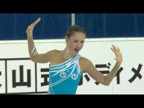 2016 ISU Junior Grand Prix - Ljubljana - Ladies Short Program - Anna LITVINENKO GBR