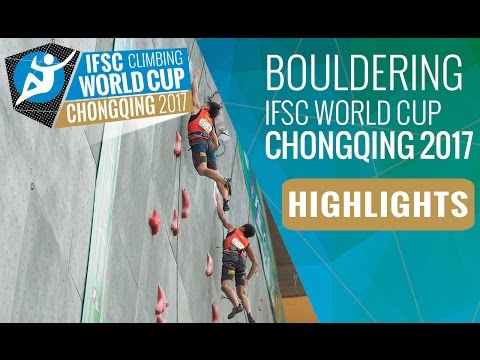 IFSC Climbing World Cup Chongqing 2017 - Bouldering Finals Highlights