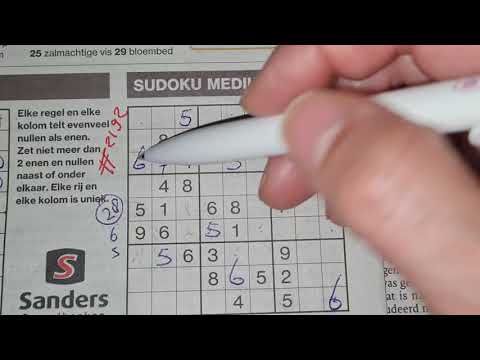 For each problem there is a solution! (#2192) Medium Sudoku puzzle. 01-20-2021 part 2 of 3