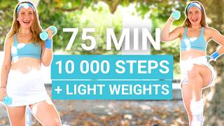 ✨EARLY ACCESS✨ 75 Min 10k Walk + Light Weights