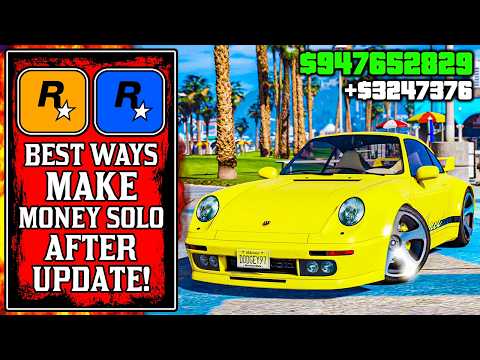 THIS PRINTS MONEY! The BEST WAYS To Make Millions SOLO After UPDATE in GTA Online (GTA5 Fast Money)