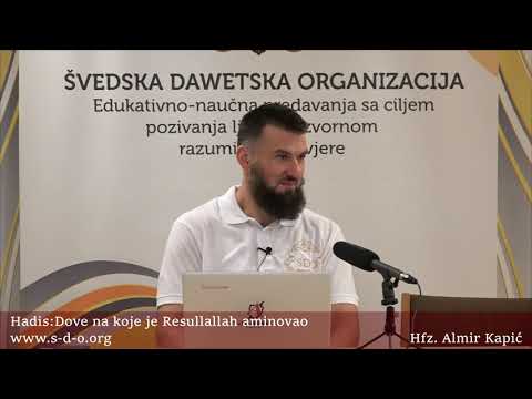 Dove na koje je Poslanik, alejhisselam, aminovao! - hfz. Almir Kapić