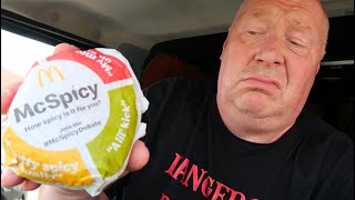 New McDonalds McSpicy Chicken Burger Four Way Review