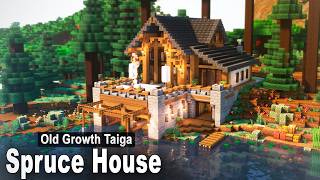 Minecraft: How to build a Spruce House | Easy Tutorial