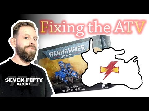 Fixing the Invader ATV for my White Scars | Warhammer 40K Conversions