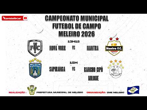 Campeonato Municipal Futebom de Campo 2026 Meleiro SC