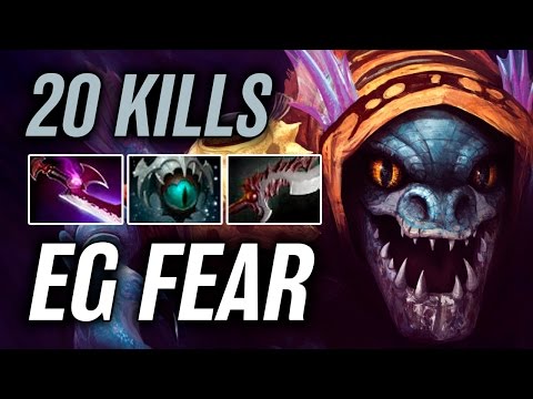 Fear • Slark • 20 kills — Pro MMR