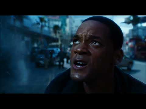 Hancock trailer frame underscoring genre shifts in the soundtrack
