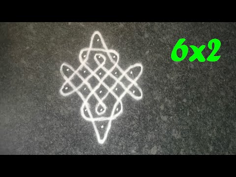 Easy Kolam rangoli designs SP51 | shakku rangoli
