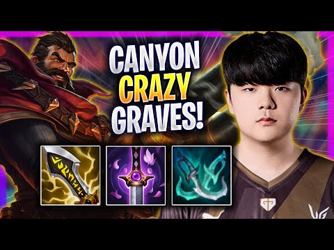 CANYON IS SO CRAZY WITH GRAVES! - GEN Canyon Plays Graves JUNGLE vs Hecarim! | Season 2024