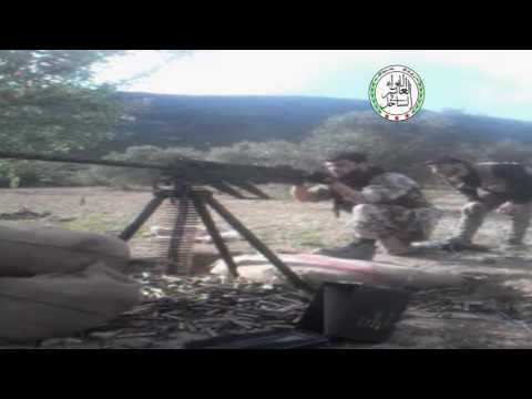 استهداف تحركات قوات النظام في جبال التركمان بواسطة الرشاشات الثقيلة من قبل اللواء العاشر في الساحل