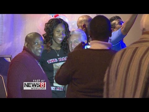New Haven throws a party for Bria Holmes